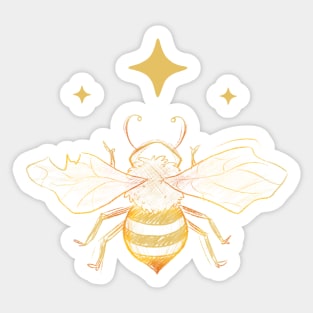Celestial bee Sticker